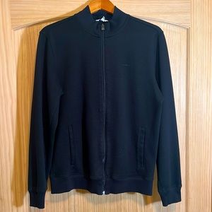 Calvin Klein zip up black jacket size is medium